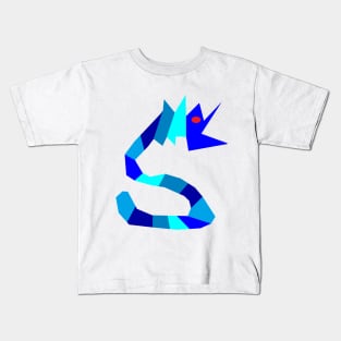 Blue Dragon Blue Snake Kids T-Shirt